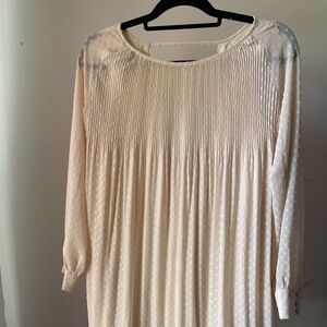 Beige Kimchi Blue Urban Outfitters Size S Swiss Dot Short Dress